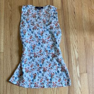 3/$15 - Sheer floral tank